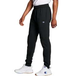 CHAMPION Men's Powerblend Retro Fleece Jogger Pants -Default Template 3 2019846 001 alt3