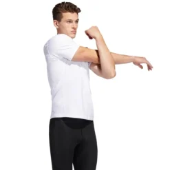 ADIDAS Men's Alphaskin Sport Short-Sleeve Tee -Default Template 3 2053209 101 alt5