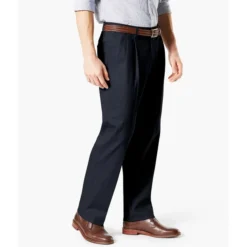 DOCKERS Men's Classic Fit Signature Khaki 2.0 Stretch Pleated Crease Pants 5 DOCKERS Men's Classic Fit Signature Khaki 2.0 Stretch Pleated Crease Pants -Default Template 3 2055190 402 alt2