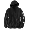 CARHARTT Men's K288 Signature Sleeve Logo Hoodie, Extended Sizes