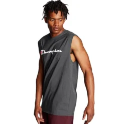 CHAMPION Men's Classic Jersey Muscle Tee -Default Template 3 2064401 003 alt2