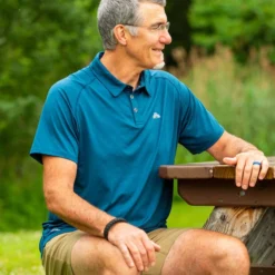 EMS Men's Essential Peak Polo -Default Template 3 2066071 405 alt2