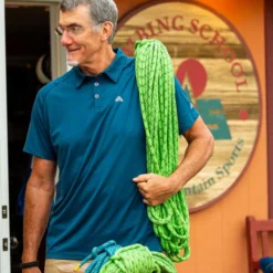 EMS Men's Essential Peak Polo -Default Template 3 2066071 405 alt3