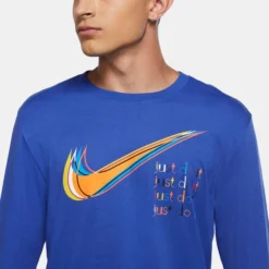 NIKE Sportswear Men's Long Sleeve Tee -Default Template 3 2070519 404 alt4