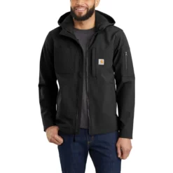 CARHARTT Rain Defender Relaxed Fit Midweight Softshell Hooded Jacket 3 CARHARTT Rain Defender Relaxed Fit Midweight Softshell Hooded Jacket -Default Template 3 2075830 001 alt1