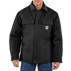 CARHARTT Men's Loose Fit Firm Duck Insulated Traditional Coat 3 CARHARTT Men's Loose Fit Firm Duck Insulated Traditional Coat -Default Template 3 2075840 001 alt1