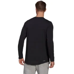 ADIDAS Men's Aeroready D2M Long Sleeve Tee 8 ADIDAS Men's Aeroready D2M Long Sleeve Tee -Default Template 3 2076805 001 alt2
