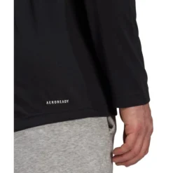 ADIDAS Men's Aeroready D2M Long Sleeve Tee 11 ADIDAS Men's Aeroready D2M Long Sleeve Tee -Default Template 3 2076805 001 alt5