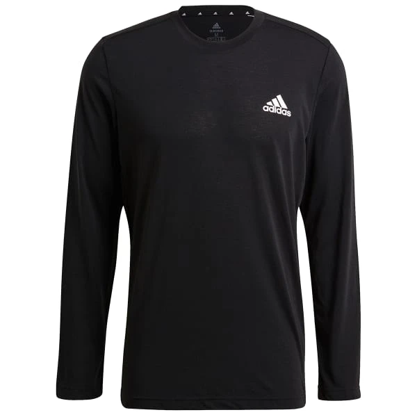 ADIDAS Men's Aeroready D2M Long Sleeve Tee 1 ADIDAS Men's Aeroready D2M Long Sleeve Tee