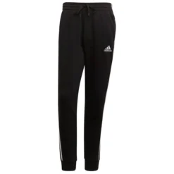 ADIDAS Men's Essentials 3-Stripe Tapered Cuff Pants