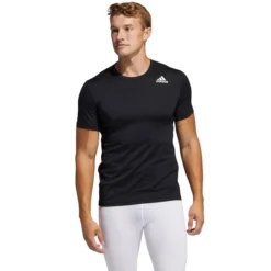 ADIDAS Men's Techfit Fitted Short Sleeve Tee -Default Template 3 2078055 001 alt1