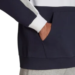 ADIDAS Men's Essentials Long Sleeve Fleece Hoodie -Default Template 3 2078101 402 alt5