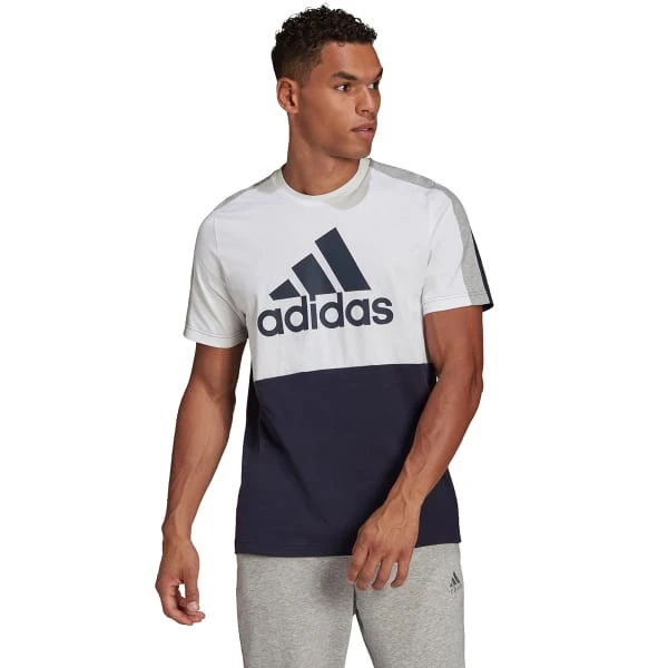 ADIDAS Men's Essentials Colorblock Jersey Tee 2 ADIDAS Men's Essentials Colorblock Jersey Tee - Image 2