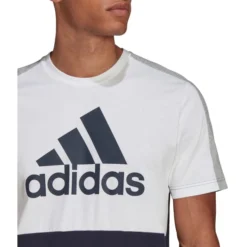 ADIDAS Men's Essentials Colorblock Jersey Tee 10 ADIDAS Men's Essentials Colorblock Jersey Tee -Default Template 3 2078102 402 alt4