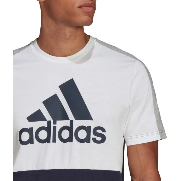 ADIDAS Men's Essentials Colorblock Jersey Tee 5 ADIDAS Men's Essentials Colorblock Jersey Tee - Image 5