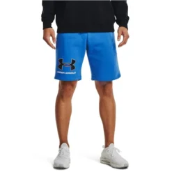 UNDER ARMOUR Men's UA Rival Fleece Graphic Shorts -Default Template 3 2079149 411 alt2