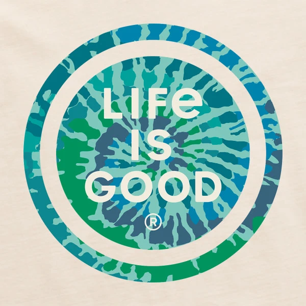 LIFE IS GOOD Men's Tie-Dye Coin Crusher-Lite Short Sleeve Graphic Tee 2 LIFE IS GOOD Men's Tie-Dye Coin Crusher-Lite Short Sleeve Graphic Tee - Image 2