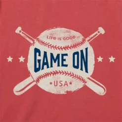 LIFE IS GOOD Men's Game On Crusher Lite Short-Sleeve Tee -Default Template 3 2079630 603 alt1