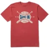 LIFE IS GOOD Men's Game On Crusher Lite Short-Sleeve Tee