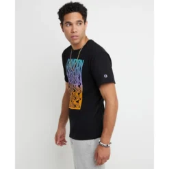 CHAMPION Men's Classic Jersey Short-Sleeve Tee -Default Template 3 2080240 001 alt2