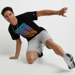 CHAMPION Men's Classic Jersey Short-Sleeve Tee -Default Template 3 2080240 001 alt6