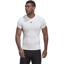 ADIDAS Men's Techfit Training Short-Sleeve Tee 9 ADIDAS Men's Techfit Training Short-Sleeve Tee -Default Template 3 2081651 101 alt1