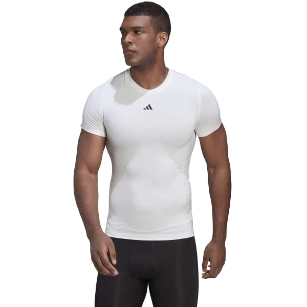 ADIDAS Men's Techfit Training Short-Sleeve Tee 2 ADIDAS Men's Techfit Training Short-Sleeve Tee - Image 2