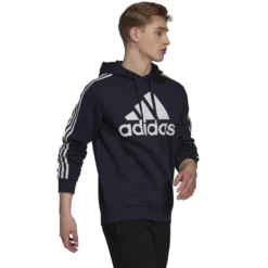 ADIDAS Men's Essentials Fleece 3-Stripes Hoodie -Default Template 3 2081660 402 alt3