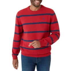 CHAPS Men's Original Crewneck Striped Sweater -Default Template 3 2081923 601 alt5