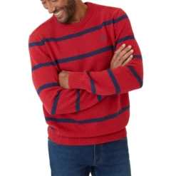 CHAPS Men's Original Crewneck Striped Sweater -Default Template 3 2081923 601 alt7
