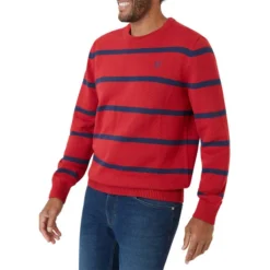 CHAPS Men's Original Crewneck Striped Sweater -Default Template 3 2081923 601 alt9