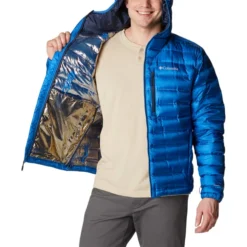 COLUMBIA Men's Pebble Peak Down Hooded Jacket -Default Template 3 2081969 403 alt4