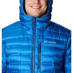 COLUMBIA Men's Pebble Peak Down Hooded Jacket -Default Template 3 2081969 403 alt5