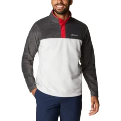 Front Page 45 COLUMBIA Men's Steens Mountain Half-Snap Fleece Pullover