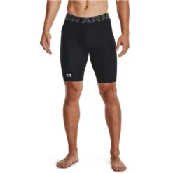 UNDER ARMOUR Men's HeatGear Pocket Long Compression Shorts -Default Template 3 2082220 001 alt2