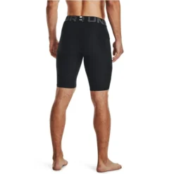 UNDER ARMOUR Men's HeatGear Pocket Long Compression Shorts -Default Template 3 2082220 001 alt3