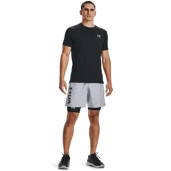 UNDER ARMOUR Men's HeatGear Pocket Long Compression Shorts -Default Template 3 2082220 001 alt5