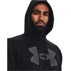 UNDER ARMOUR Men's Armour Fleece Big Logo Hoodie -Default Template 3 2082228 001 alt4