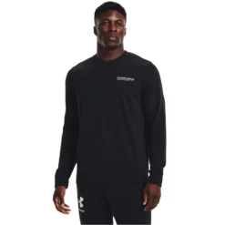 UNDER ARMOUR Men's UA Rival Terry Logo Crew -Default Template 3 2082231 001 alt2