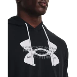 UNDER ARMOUR Men's UA Rival Terry Logo Hoodie -Default Template 3 2082232 001 alt4
