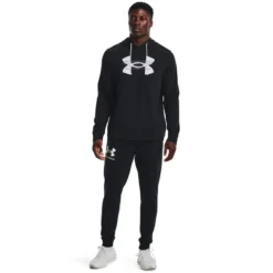 UNDER ARMOUR Men's UA Rival Terry Logo Hoodie -Default Template 3 2082232 001 alt5