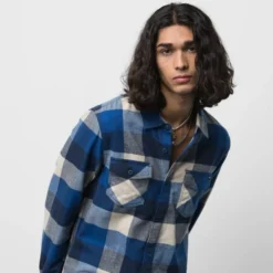VANS Guys' Box Flannel Buttondown Shirt -Default Template 3 2082523 405 alt2