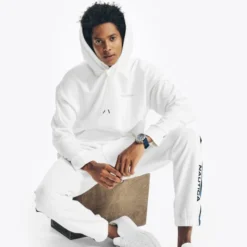 NAUTICA Men's Sustainably Crafted Fleece Hoodie -Default Template 3 2082689 101 alt1