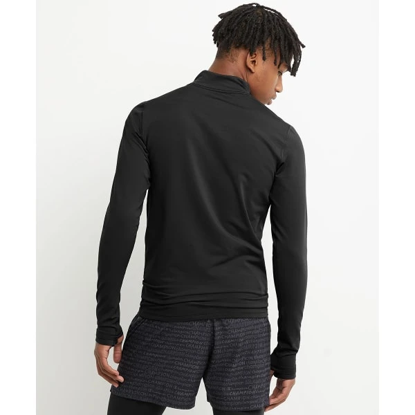 CHAMPION Men's Cold Weather Mock Neck Long-Sleeve Tee 2 CHAMPION Men's Cold Weather Mock Neck Long-Sleeve Tee - Image 2