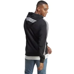 ADIDAS Men's Essentials 3-Stripes Hoodie -Default Template 3 2084543 001 alt2