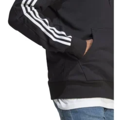 ADIDAS Men's Essentials 3-Stripes Hoodie -Default Template 3 2084543 001 alt6