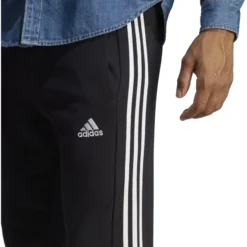 ADIDAS Men's Essentials Tapered Cuffed 2-Stripes Pants -Default Template 3 2084545 001 alt5