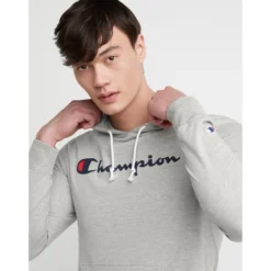 CHAMPION Men's Middleweight Tee Hoodie -Default Template 3 2084689 002 alt4