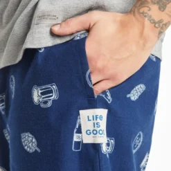 LIFE IS GOOD Men's IPA Beer Classic Sleep Pants -Default Template 3 2086092 403 alt3