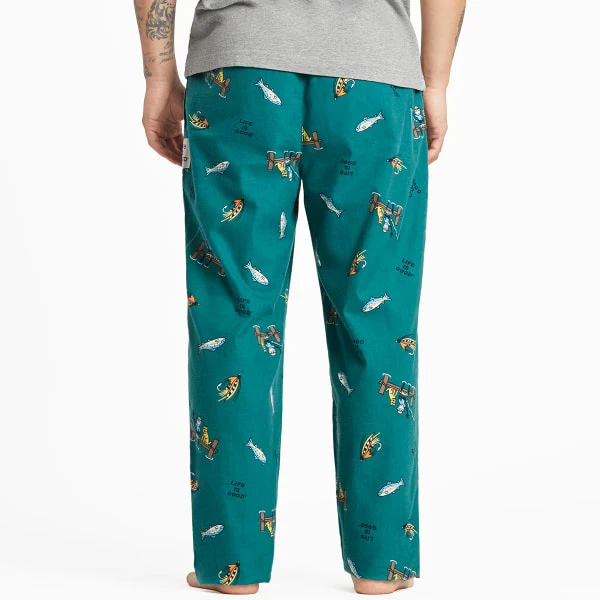 LIFE IS GOOD Men's Jake And Rocket Classic Sleep Pants 2 LIFE IS GOOD Men's Jake And Rocket Classic Sleep Pants - Image 2